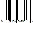 Barcode Image for UPC code 052100007663