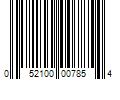 Barcode Image for UPC code 052100007854