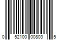 Barcode Image for UPC code 052100008035