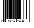 Barcode Image for UPC code 052100008257