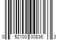 Barcode Image for UPC code 052100008363. Product Name: 