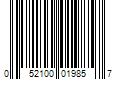 Barcode Image for UPC code 052100019857