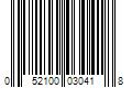 Barcode Image for UPC code 052100030418