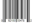 Barcode Image for UPC code 052100034782