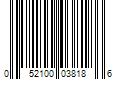 Barcode Image for UPC code 052100038186