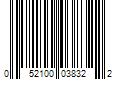 Barcode Image for UPC code 052100038322