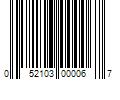 Barcode Image for UPC code 052103000067