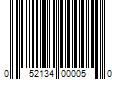 Barcode Image for UPC code 052134000050