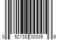 Barcode Image for UPC code 052138000056