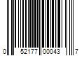 Barcode Image for UPC code 052177000437