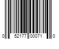 Barcode Image for UPC code 052177000710