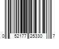 Barcode Image for UPC code 052177253307