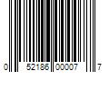 Barcode Image for UPC code 052186000077