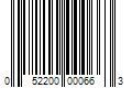 Barcode Image for UPC code 052200000663