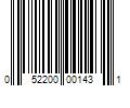 Barcode Image for UPC code 052200001431