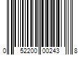 Barcode Image for UPC code 052200002438