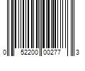 Barcode Image for UPC code 052200002773