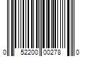 Barcode Image for UPC code 052200002780