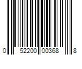 Barcode Image for UPC code 052200003688