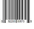 Barcode Image for UPC code 052200005705