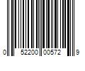 Barcode Image for UPC code 052200005729