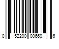 Barcode Image for UPC code 052200006696