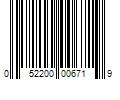 Barcode Image for UPC code 052200006719