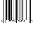 Barcode Image for UPC code 052200008393