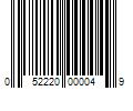 Barcode Image for UPC code 052220000049