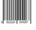 Barcode Image for UPC code 0522220004267