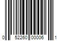 Barcode Image for UPC code 052260000061