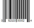 Barcode Image for UPC code 052320000024