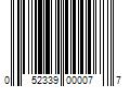 Barcode Image for UPC code 052339000077