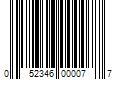 Barcode Image for UPC code 052346000077