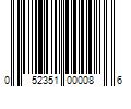 Barcode Image for UPC code 052351000086