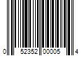 Barcode Image for UPC code 052352000054