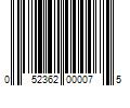 Barcode Image for UPC code 052362000075