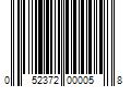 Barcode Image for UPC code 052372000058