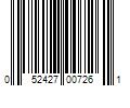 Barcode Image for UPC code 052427007261