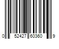 Barcode Image for UPC code 052427603609