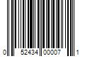 Barcode Image for UPC code 052434000071