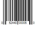 Barcode Image for UPC code 052448000050