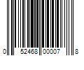 Barcode Image for UPC code 052468000078