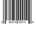 Barcode Image for UPC code 052474000109