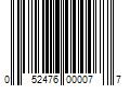 Barcode Image for UPC code 052476000077