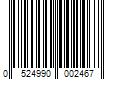 Barcode Image for UPC code 0524990002467