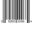 Barcode Image for UPC code 052500000684