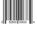 Barcode Image for UPC code 052500006334