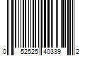 Barcode Image for UPC code 052525403392