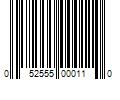 Barcode Image for UPC code 052555000110